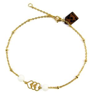 پابند طلا 18عیار زنانه مانچو مدل ag003