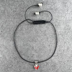 پابند نقره زنانه گیرا مدل پروانه کد g577