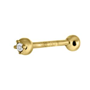 پیرسینگ طلا 18 عیار زنانه طلای مستجابی کد a1