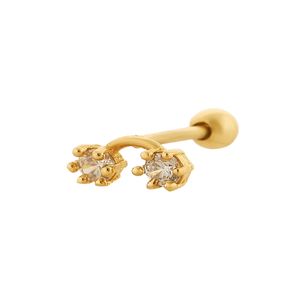 پیرسینگ طلا 18 عیار زنانه هور گالری مدل عینک کد rpi811
