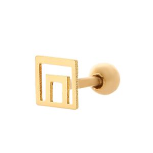 پیرسینگ طلا 18 عیار زنانه هور گالری مدل هندسی کد rpi8410
