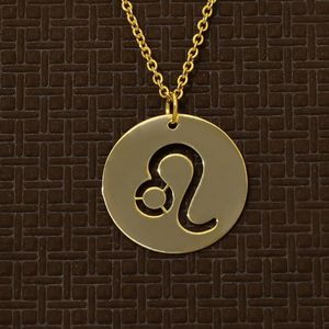 گردنبند طلا 18 عیار زنانه آمانژ مدل نماد ماه مرداد کد d9380