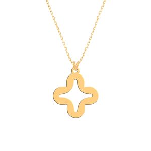 گردنبند طلا 18 عیار زنانه فرشته مدل ونکلیف wnlz 000161