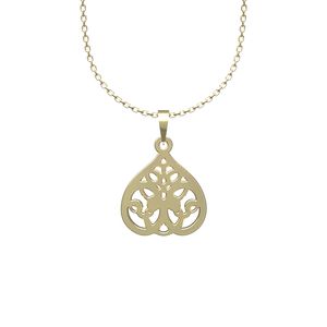 گردنبند طلا 18 عیار زنانه مدوپد مدل  قلب کد mm1046