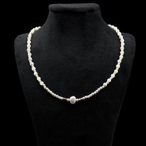 گردنبند طلا 18 عیار زنانه ناریا مدل مروارید نامنظم