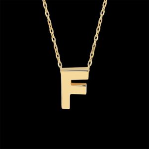 گردنبند طلا 18 عیار زنانه وی وی گلد گالری مدل حرف f