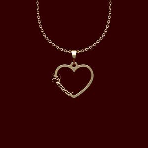 گردنبند طلا 18 عیار زنانه گالری طلا توسطی مدل اسم aydis کد 4430b2
