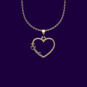 گردنبند طلا 18 عیار زنانه گالری طلا توسطی مدل اسم azarshan کد 27581e