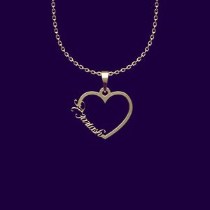 گردنبند طلا 18 عیار زنانه گالری طلا توسطی مدل اسم azartash کد 530675