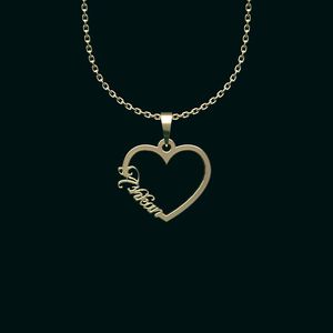 گردنبند طلا 18 عیار زنانه گالری طلا توسطی مدل اسم اشکان کد 86b87d