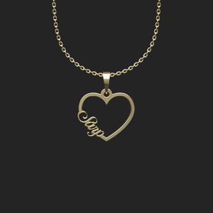گردنبند طلا 18 عیار زنانه گالری طلا توسطی مدل اسم سارپ کد c19b58