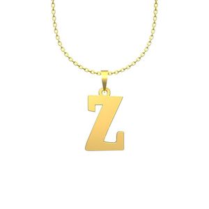 گردنبند طلا 18 عیار زنانه گالری طلا توسطی مدل حرف z کد 278dbc