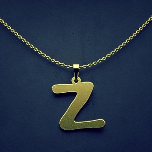 گردنبند طلا 18 عیار زنانه گالری طلا توسطی مدل حرف z کد 5d6b79