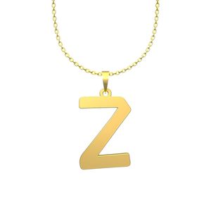 گردنبند طلا 18 عیار زنانه گالری طلا توسطی مدل حرف z کد e6ccee