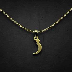 گردنبند طلا 18 عیار زنانه گالری طلا توسطی مدل حرف ذ کد 329e67