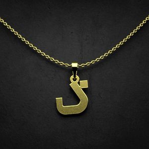 گردنبند طلا 18 عیار زنانه گالری طلا توسطی مدل حرف ذ کد ddbaa8