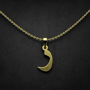 گردنبند طلا 18 عیار زنانه گالری طلا توسطی مدل حرف ر کد 4244c2