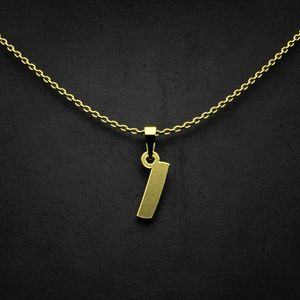 گردنبند طلا 18 عیار زنانه گالری طلا توسطی مدل حرف ر کد 57aaeb