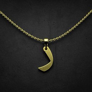 گردنبند طلا 18 عیار زنانه گالری طلا توسطی مدل حرف ر کد 87b65d