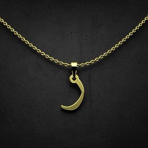 گردنبند طلا 18 عیار زنانه گالری طلا توسطی مدل حرف ر کد c45721