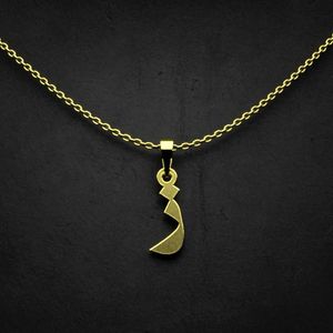 گردنبند طلا 18 عیار زنانه گالری طلا توسطی مدل حرف ز کد 17c53b