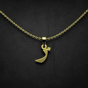 گردنبند طلا 18 عیار زنانه گالری طلا توسطی مدل حرف ز کد c47e1c