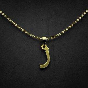 گردنبند طلا 18 عیار زنانه گالری طلا توسطی مدل حرف ز کد d14c4e