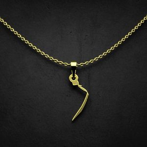 گردنبند طلا 18 عیار زنانه گالری طلا توسطی مدل حرف ز کد d46385