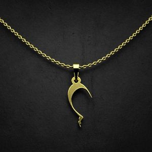 گردنبند طلا 18 عیار زنانه گالری طلا توسطی مدل حرف س کد 81a3a8