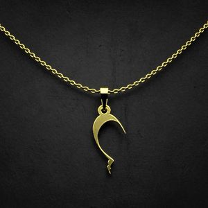 گردنبند طلا 18 عیار زنانه گالری طلا توسطی مدل حرف س کد ebeea4