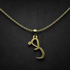 گردنبند طلا 18 عیار زنانه گالری طلا توسطی مدل حرف ض کد 2bf05b