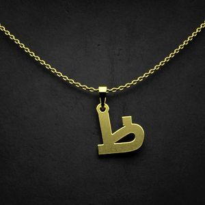 گردنبند طلا 18 عیار زنانه گالری طلا توسطی مدل حرف ظ کد 1a5ec7