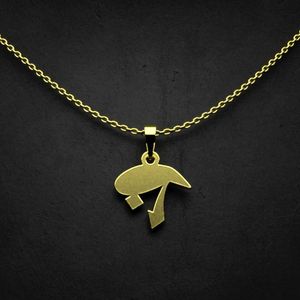 گردنبند طلا 18 عیار زنانه گالری طلا توسطی مدل حرف ظ کد 664371