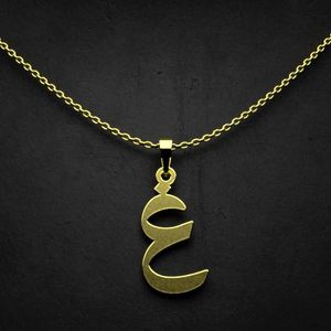 گردنبند طلا 18 عیار زنانه گالری طلا توسطی مدل حرف غ کد 569df0