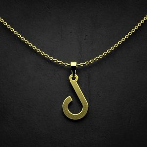 گردنبند طلا 18 عیار زنانه گالری طلا توسطی مدل حرف ل کد 359418