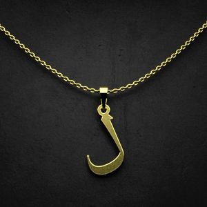 گردنبند طلا 18 عیار زنانه گالری طلا توسطی مدل حرف ل کد 3da12d