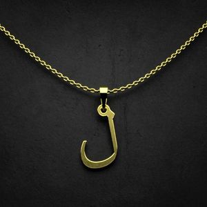 گردنبند طلا 18 عیار زنانه گالری طلا توسطی مدل حرف ل کد 40283f