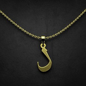 گردنبند طلا 18 عیار زنانه گالری طلا توسطی مدل حرف ل کد b34bb4