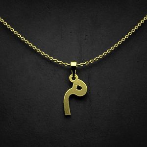 گردنبند طلا 18 عیار زنانه گالری طلا توسطی مدل حرف م کد 06bbd6