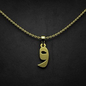 گردنبند طلا 18 عیار زنانه گالری طلا توسطی مدل حرف و کد 964593
