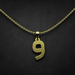 گردنبند طلا 18 عیار زنانه گالری طلا توسطی مدل حرف و کد bd7b6c
