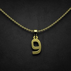 گردنبند طلا 18 عیار زنانه گالری طلا توسطی مدل حرف و کد e78764