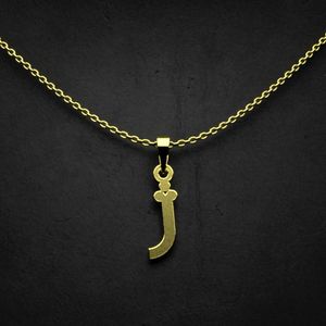 گردنبند طلا 18 عیار زنانه گالری طلا توسطی مدل حرف ژ کد caf189