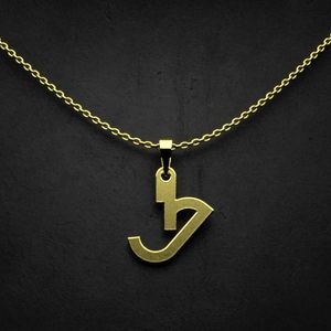 گردنبند طلا 18 عیار زنانه گالری طلا توسطی مدل حرف گ کد cc41d5
