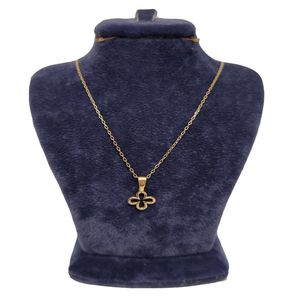 گردنبند طلا 18 عیار زنانه گالری یارطلا مدل ونکلیف کد gl18