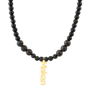 گردنبند طلا 18 عیار مردانه آمانژ طرح ماکان کد dm12044