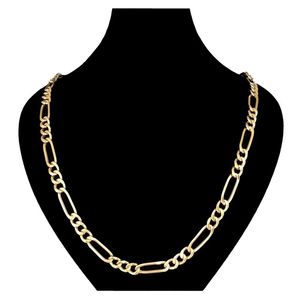 گردنبند طلا کم اجرت 18 عیار زنانه با زنجیر فیگارو دوست خوب مدل dk996 53