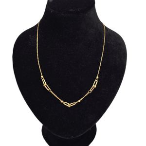گردنبند طلا کم اجرت 18 عیار زنانه با طرح تیفانی طلا و شمش برلیان کد 9