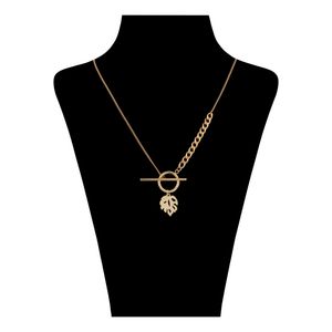 گردنبند طلا کم اجرت 18 عیار زنانه گلدم مدل pe 39002