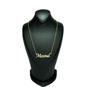 گردنبند نقره زنانه آی جواهر مدل مسعود کد n782